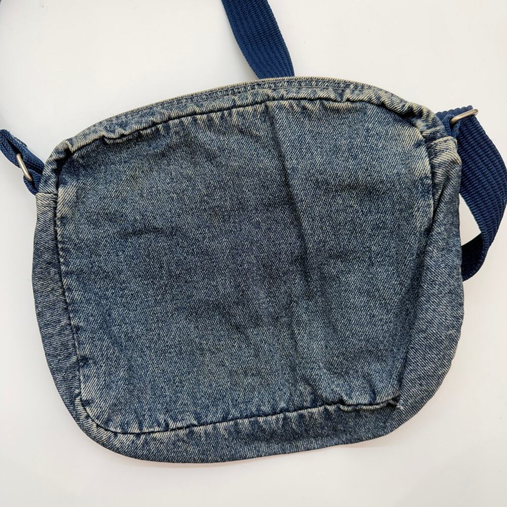 Vintage Y2K 2000s B.E. Blues Denim Jean Shoulder Bag - Picture 3 of 6